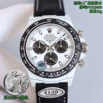 Clean Factory Rolex Daytona 4130 White Face Watch 40mm 